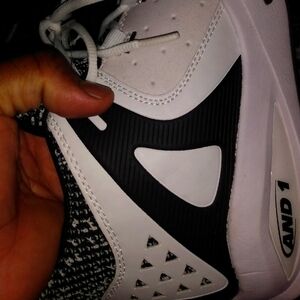AND1 Black and White Men's Sneakers